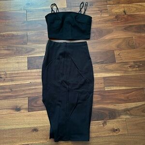 Black Two Piece Set
